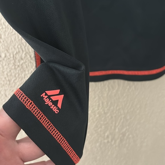 NHL Detroit Michigan Red Wings Majestic 1/3 Zip Pullover Womens Small Hockey - Picture 7 of 8